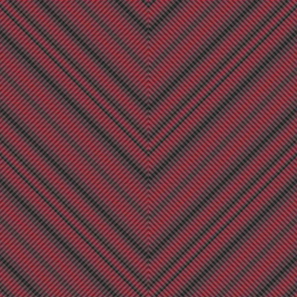 Red Chevron Plaid Tartan Texturiertes Nahtloses Muster Für Modetextilien Und — Stockvektor