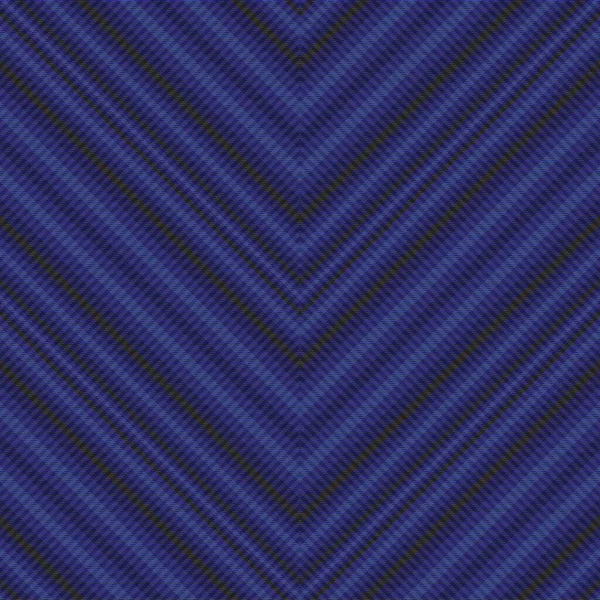 Plaid Tartán Azul Chevron Texturizado Diseño Patrón Sin Costuras Adecuado — Archivo Imágenes Vectoriales
