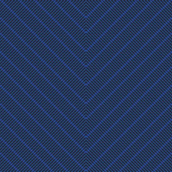 Tartan Carreaux Chevron Bleu Texturé Design Sans Couture Adapté Aux — Image vectorielle