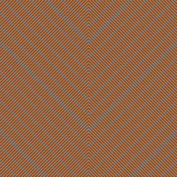 Laranja Chevron Xadrez Tartan Texturizado Design Padrão Sem Costura Adequado — Vetor de Stock