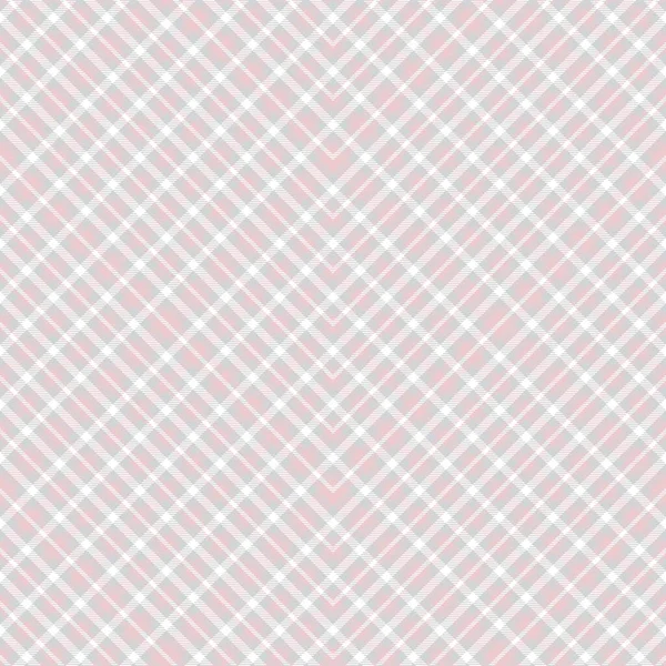 Pink Chevron Plaid Tartan Textured Seamless Pattern Design Suitable Fashion — Stock Vector