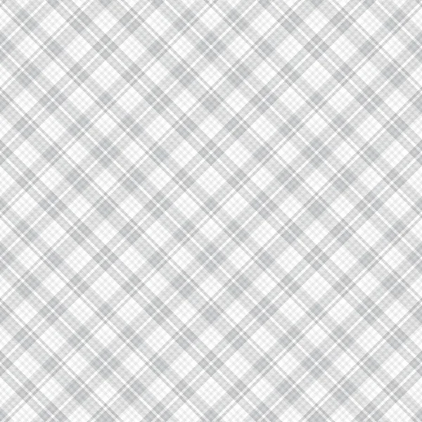 White Chevron Plaid Tartan Textured Seamless Pattern Design Suitable Fashion — Stock Vector