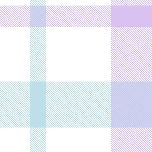 Pastel Asymetrické Plaid Texturované Bezešvé Vzor Vhodný Pro Módní Textil — Stockový vektor