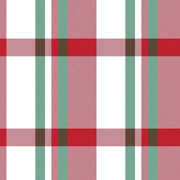 Natale Asimmetrico Plaid Strutturato Modello Senza Cuciture Adatto Tessuti Moda — Vettoriale Stock