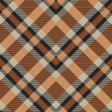 Kahverengi Sembol Ekose Tartan moda tekstil ve grafikleri için uygun desenli desen tasarımı