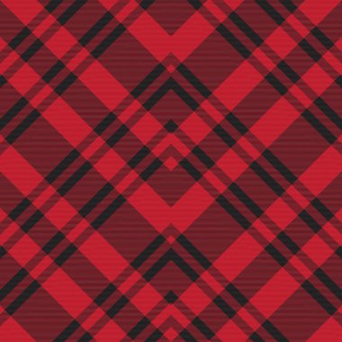 Kırmızı Sembol Ekose Tartan desenli Moda tekstil ve grafikleri için uygun kusursuz desen tasarımı
