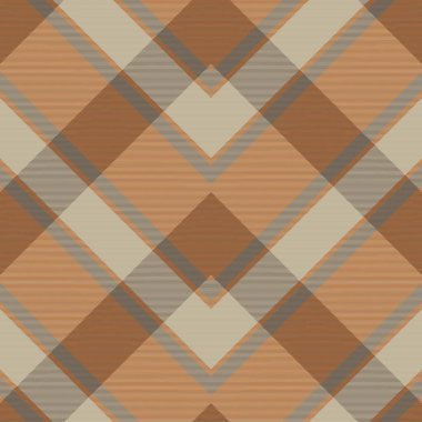 Kahverengi Sembol Ekose Tartan moda tekstil ve grafikleri için uygun desenli desen tasarımı