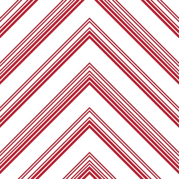 Red Chevron Diagonal Paski Bezszwowe Tło Wzór Nadaje Się Tkanin — Wektor stockowy