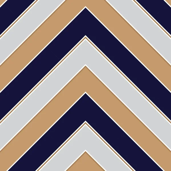 Коричневый Taupe Chevron Диагональ Полосатый Бесшовный Фон Узор Подходит Моды — стоковый вектор