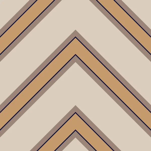 Brown Taupe Chevron Diagonal Striped Seamless Pattern Background Suitable Fashion — Stock Vector