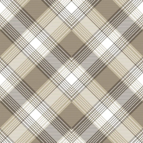 Brown Chevron Plaid Tartan Texturovaný Vzor Vhodný Pro Módní Textil — Stockový vektor
