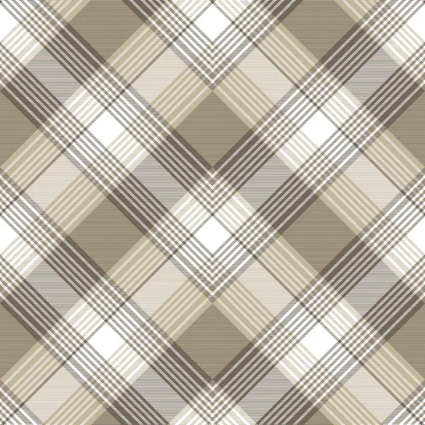 Brown Chevron Plaid Tartan Strukturiertes Muster Design Geeignet Für Modetextilien — Stockvektor