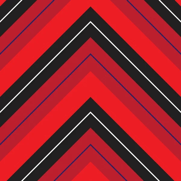 Rode Chevron Diagonaal Gestreepte Naadloze Patroon Achtergrond Geschikt Voor Mode — Stockvector