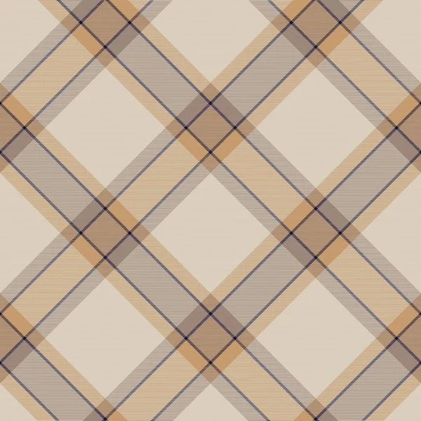 Bruin Chevron Plaid Tartan Textuur Dessin Geschikt Voor Mode Textiel — Stockvector