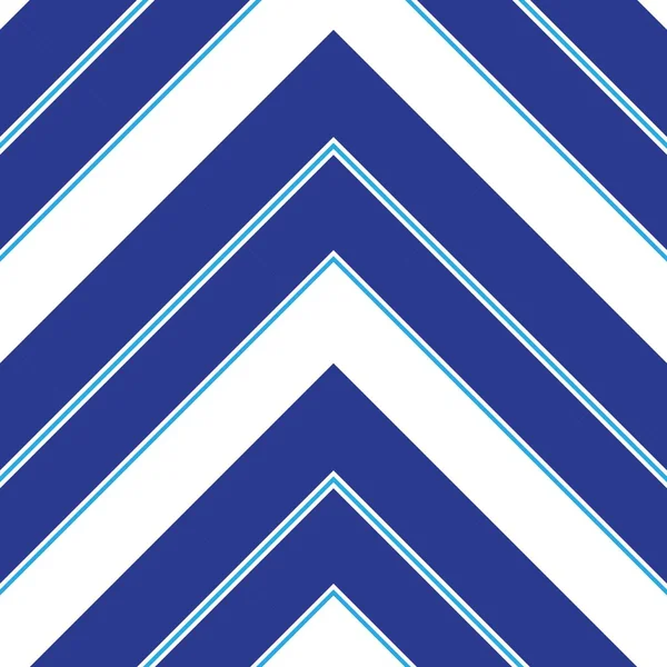 Blue Chevron Diagonal Striped Seamless Pattern Background Suitable Fashion Textiles — Stock Vector