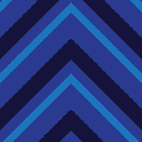 Синій Шеврон Діагональний Смугастий Безшовний Візерунок Фон Підходить Модного Текстилю — стоковий вектор