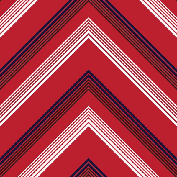 Chevron Rouge Diagonale Rayé Fond Motif Sans Couture Adapté Pour — Image vectorielle