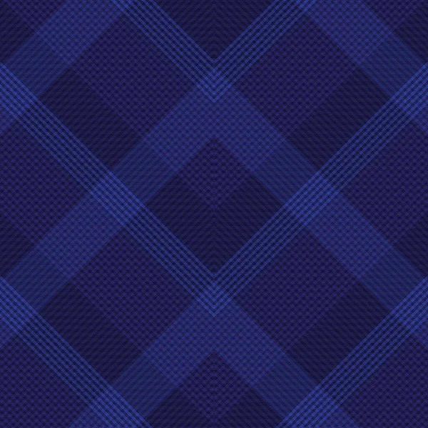 Azul Chevron Xadrez Tartan Texturizado Design Padrão Sem Costura Adequado — Vetor de Stock