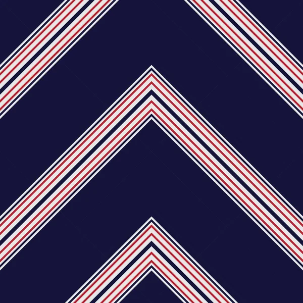 Red Chevron Diagonal Striped Seamless Pattern Background Suitable Fashion Textiles — Stock Vector