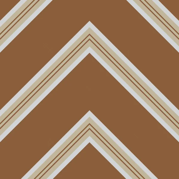 Brown Taupe Chevron Diagonal Rayas Sin Costuras Patrón Fondo Adecuado — Vector de stock