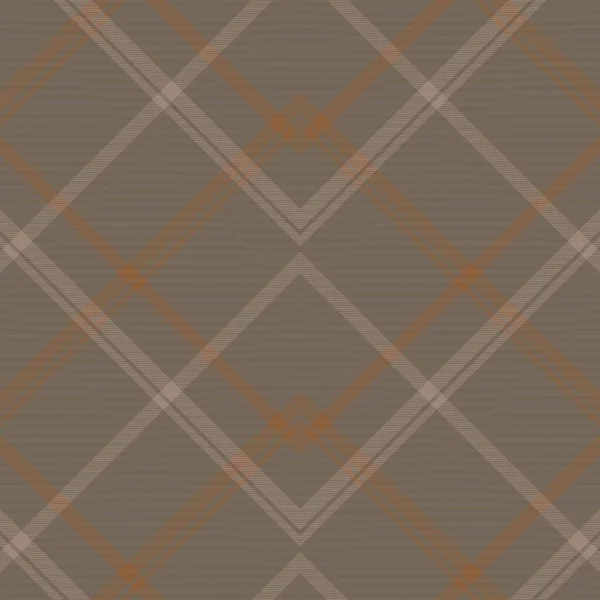 Καφέ Chevron Plaid Tartan Textured Σχέδιο Κατάλληλο Για Υφάσματα Μόδας — Διανυσματικό Αρχείο