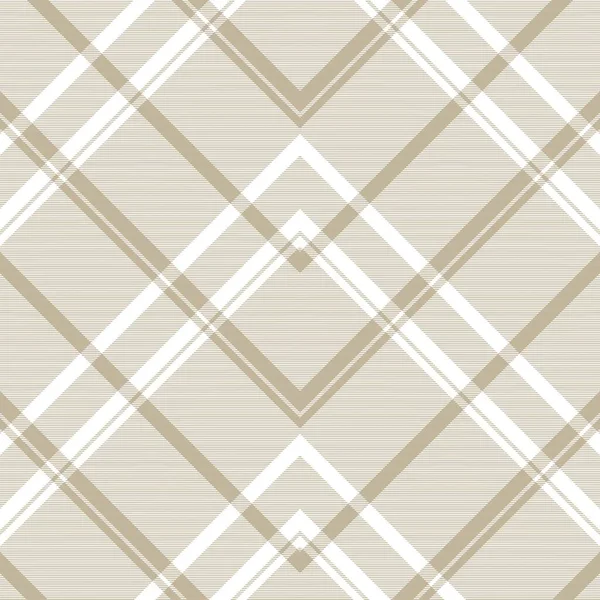 Brown Chevron Plaid Tartan Strukturiertes Muster Design Geeignet Für Modetextilien — Stockvektor