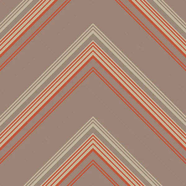 Brown Taupe Chevron Diagonal Striped Seamless Pattern Background Suitable Fashion — Stock Vector