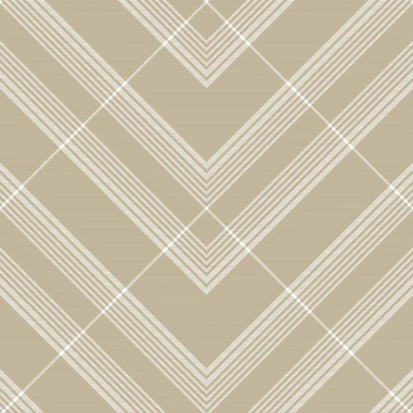 Brown Chevron Plaid Tartan Strukturiertes Muster Design Geeignet Für Modetextilien — Stockvektor