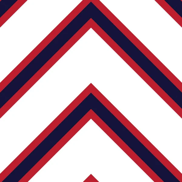 Red Chevron Diagonal Paski Bezszwowe Tło Wzór Nadaje Się Tkanin — Wektor stockowy