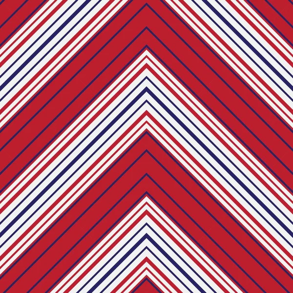 Червоний Шеврон Діагональний Смугастий Безшовний Візерунок Фон Підходить Модного Текстилю — стоковий вектор