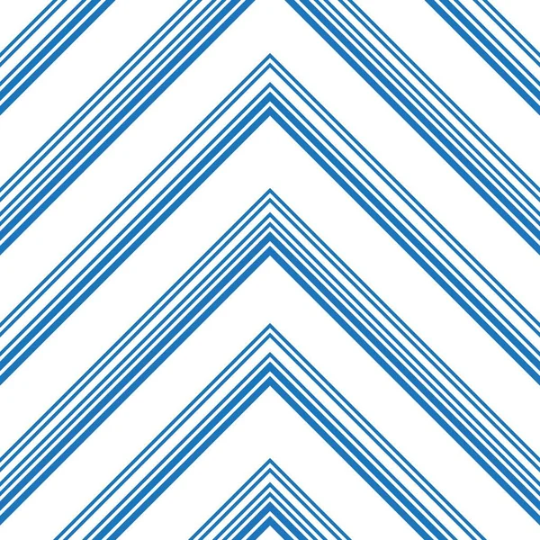 Blue Chevron Diagonal Paski Bezszwowe Tło Wzór Nadaje Się Mody — Wektor stockowy