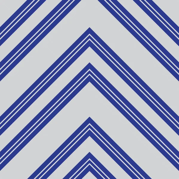 Fondo Patrón Sin Costura Rayado Diagonal Chevron Azul Adecuado Para — Vector de stock