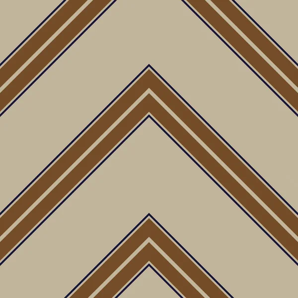 Brown Taupe Chevron Diagonal Striped Seamless Pattern Background Suitable Fashion — Stock Vector