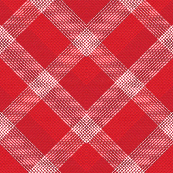 Plaid Chevron Rojo Tartán Texturizado Diseño Patrón Inconsútil Adecuado Para — Archivo Imágenes Vectoriales