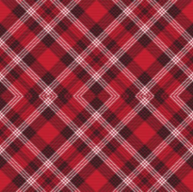 Kırmızı Argyle Ekose Tartan moda tekstil ve grafikleri için kusursuz desen tasarımı