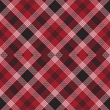 Kırmızı Argyle Ekose Tartan moda tekstil ve grafikleri için kusursuz desen tasarımı