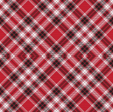 Kırmızı Argyle Ekose Tartan moda tekstil ve grafikleri için kusursuz desen tasarımı