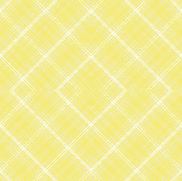 Yellow Argyle Plaid Tartan Textured Seamless Design Appeared Fashion Textiles — стоковий вектор