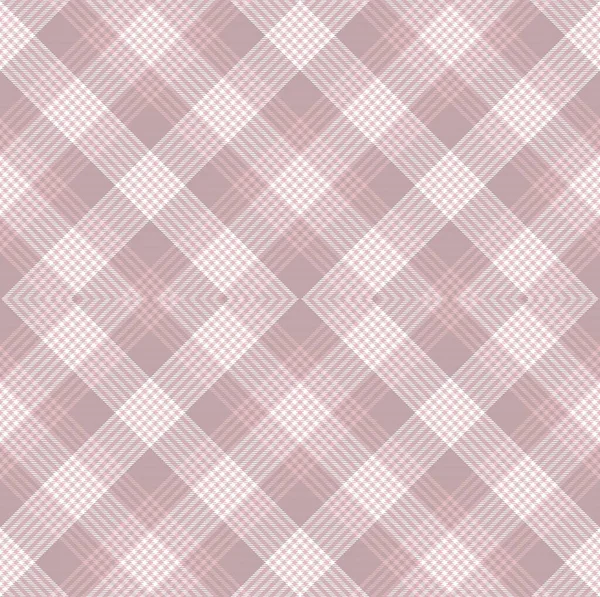 Pink Argyle Plaid Tartan Texturovaný Vzor Pro Módní Textil Grafiku — Stockový vektor