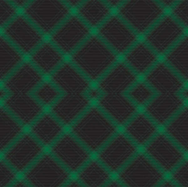 Verde Argyle Plaid Tartan Strutturato Disegno Del Modello Tessuti Moda — Vettoriale Stock