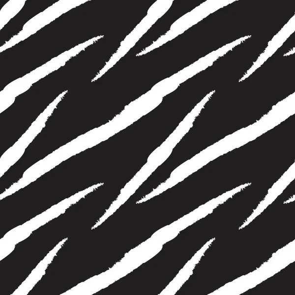 Diseño Patrón Piel Trazo Cepillo Blanco Negro Para Estampados Moda — Archivo Imágenes Vectoriales
