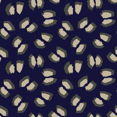 Moda tekstil, grafik ve el sanatları için Yeşil Hayvan Leoparı Kusursuz Desensiz Arkaplan