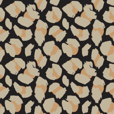 Moda tekstil, grafik ve el sanatları için Kahverengi Hayvan Leoparı Kusursuz Desensiz Arkaplan