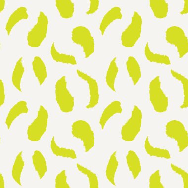 Moda tekstil, grafik ve el sanatları için Sarı Hayvan Leoparı Kusursuz Desenli Arkaplan