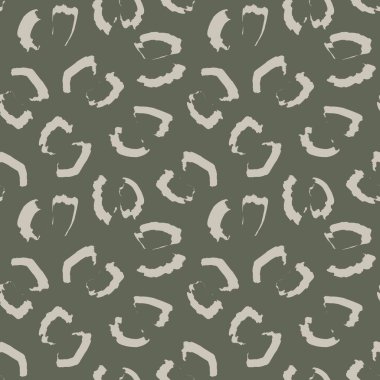 Moda tekstil, grafik ve el sanatları için Yeşil Hayvan Leoparı Kusursuz Desensiz Arkaplan
