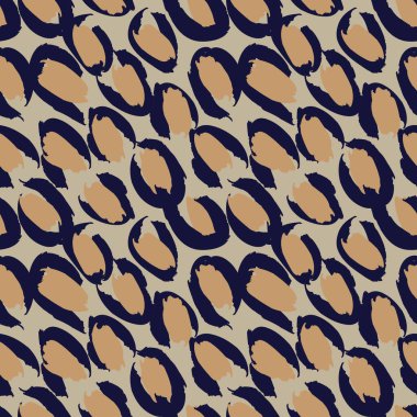 Moda tekstil, grafik ve el sanatları için Kahverengi Hayvan Leoparı Kusursuz Desensiz Arkaplan