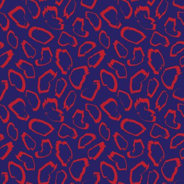 Moda tekstil, grafik ve el sanatları için Noel Hayvanları Leoparı Kusursuz Desenli Arkaplan
