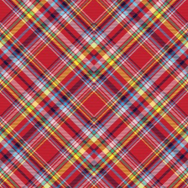 Renkli Chevron Ekose Tartan. Moda tekstil ve grafikleri için uygun desensiz desen tasarımı.