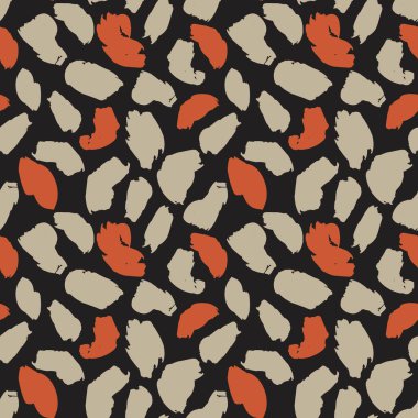 Moda tekstil, grafik ve el sanatları için Kahverengi Hayvan Leoparı Kusursuz Desensiz Arkaplan