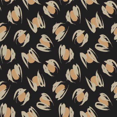 Moda tekstil, grafik ve el sanatları için Kahverengi Hayvan Leoparı Kusursuz Desensiz Arkaplan